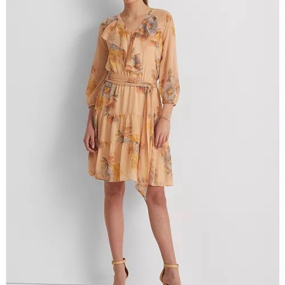 Floral dress.